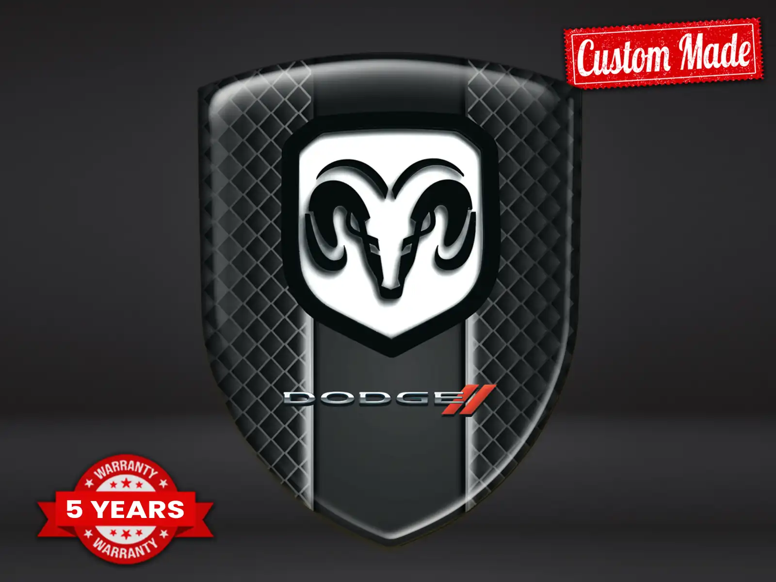 Dodge Autodesign Stabil Luxus Modern Pro Aufkleber
